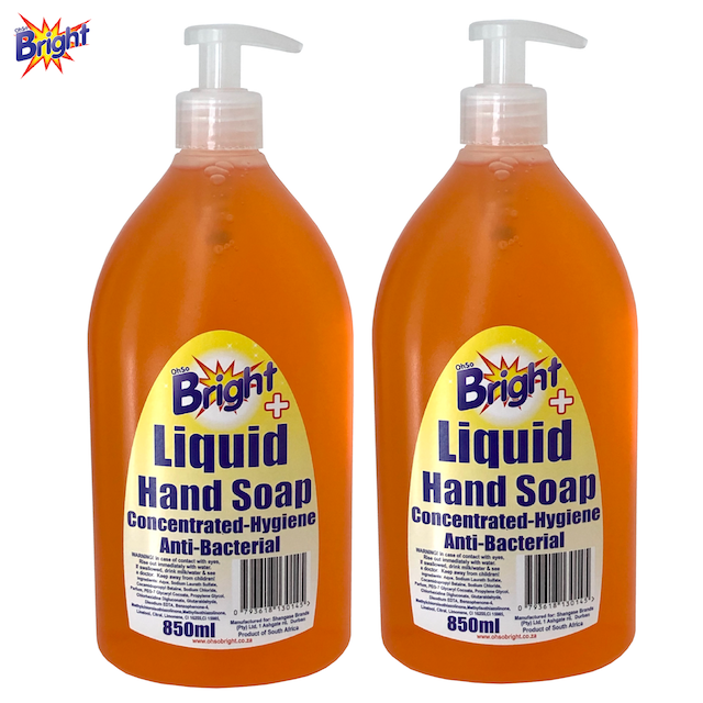 OhSoBright 850ml anti-bacterial liquid hand soap